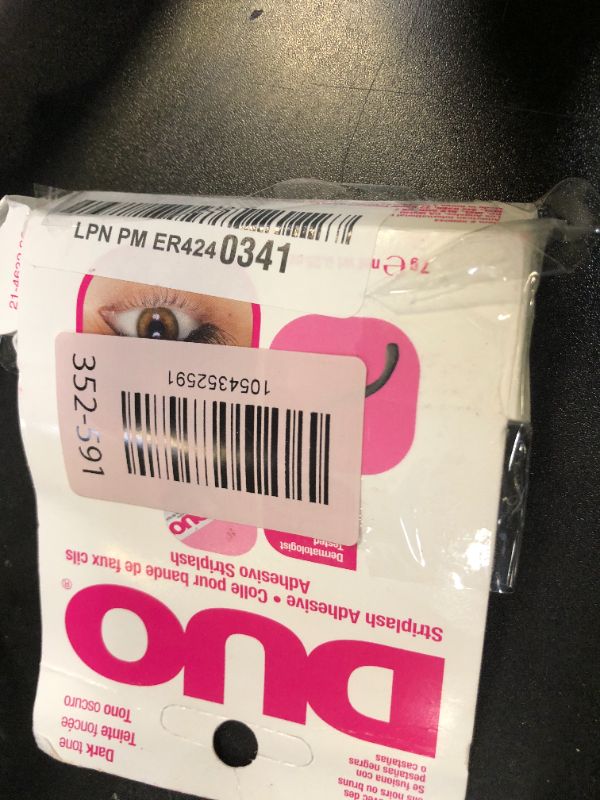 Photo 1 of DUO Strip Eyelash Adhesive for Strip Lashes, Dark Tone, 0.25 oz, 1-Pack