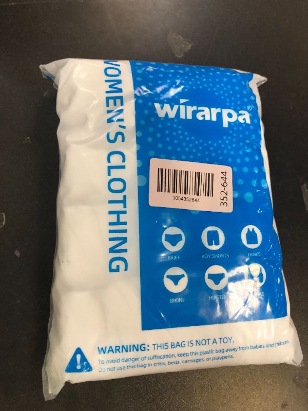 Photo 1 of wirarpa Women's Boyshorts Panties Cotton Boxer Briefs for Ladies Underwear Shorts with Cotton Crotch White Large