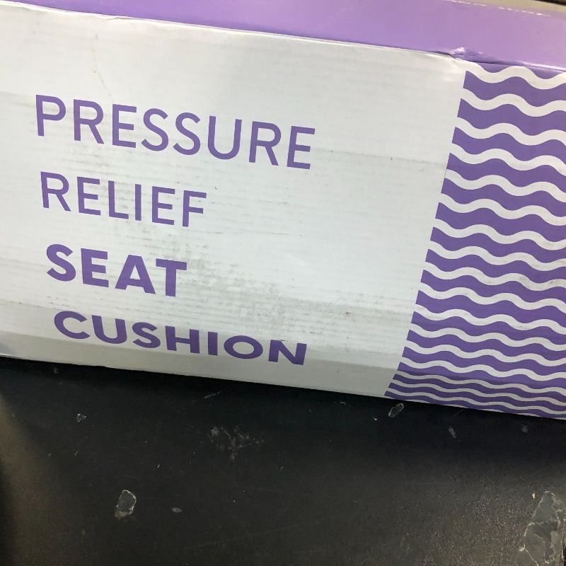 Photo 1 of Cushion Lab Patented Pressure Relief Seat Cushion for Long Sitting Hours on Office & Home Chair - Extra-Dense Memory Foam for Soft Support. Car Pad for Hip, Tailbone, Coccyx, Sciatica - Black