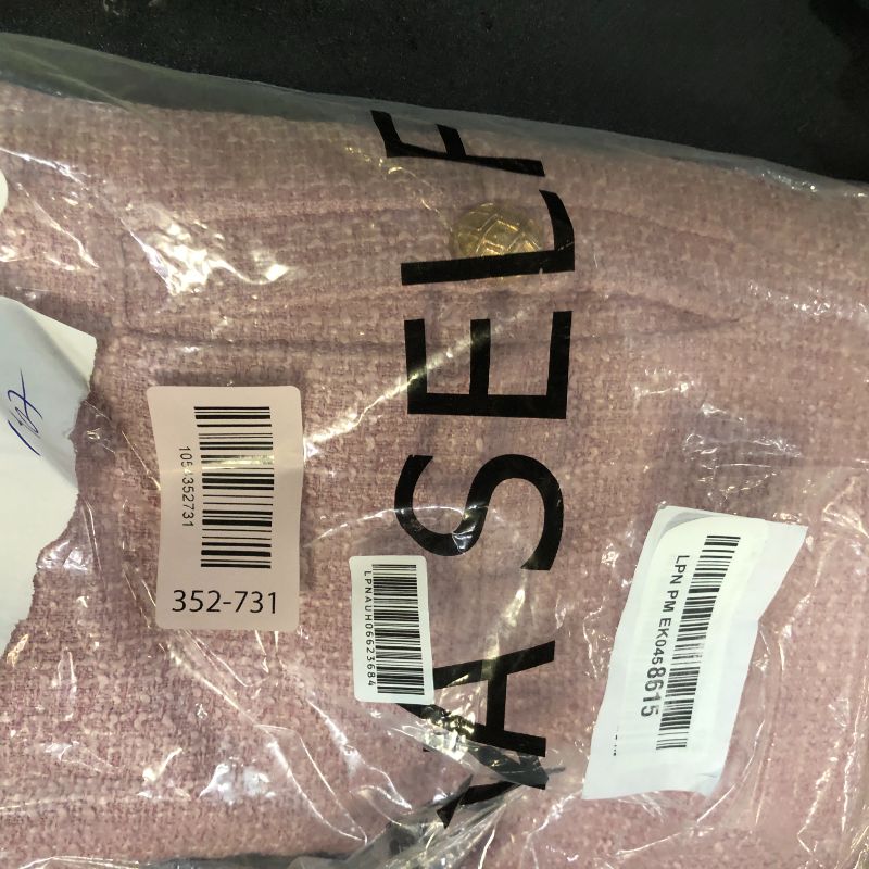 Photo 1 of Mina Self Sleeveless Vest Tops for Women Tweed Long Fashion Trendy 2025 Fall Winter Business Casual Dressy Ladies Work Office Womens Suit Vests Tops Outerwear Lightweight Women's Jackets Pink