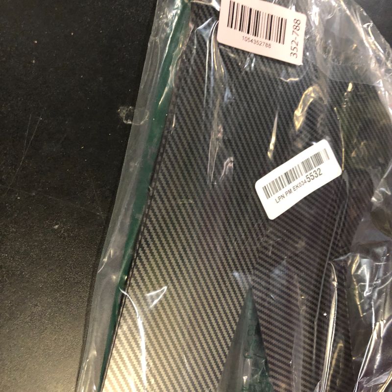 Photo 1 of VekAuto 6 Pcs Door Pillar Window Trim for Hyundai Elantra 2021-2023 Carbon Fiber Pattern Black Front Rear Left Right Anti Scratch Sticker Pillar Posts Cover