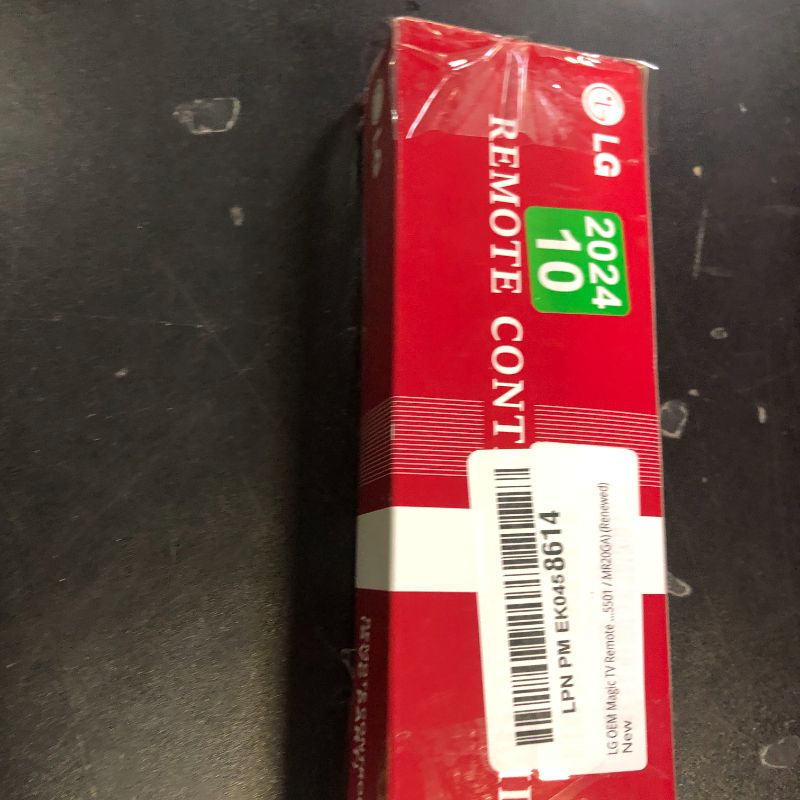 Photo 1 of LG OEM Magic TV Remote Control with Netflix/Prime Keys (AKB75855501 / MR20GA) (Renewed)