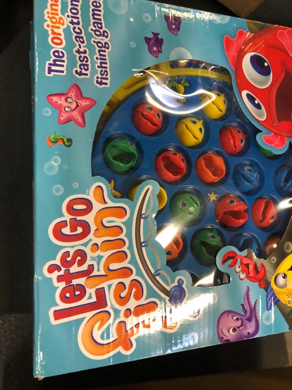 Photo 1 of Let's Go Fishin' Game by Pressman - The Original Fast-Action Fishing Game!, 1-4 players