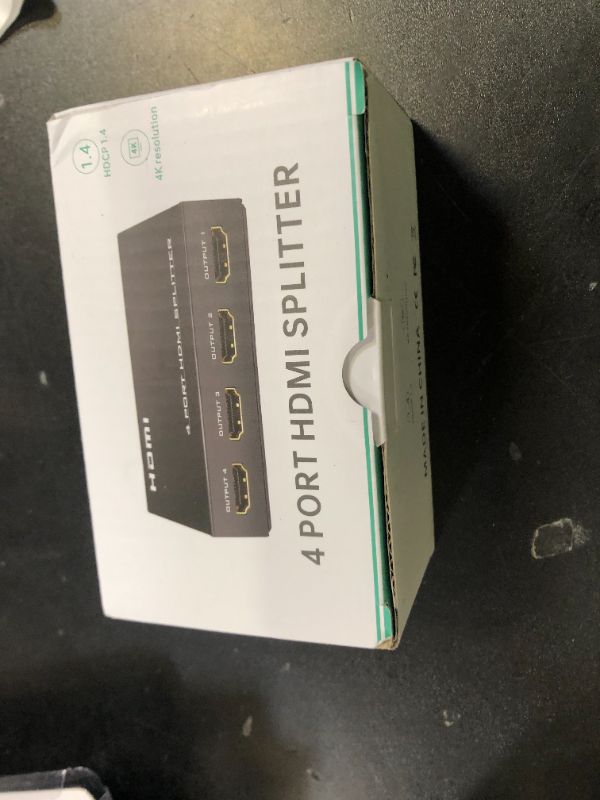 Photo 1 of MT-ViKI HDMI Splitter 1 in 4 Out, 1x4 Power HDMI Splitter 4 Ports w/AC Adapter, 4Kx2K@30Hz 3D Full HD Distributor for PS4 Fire Stick HDTV