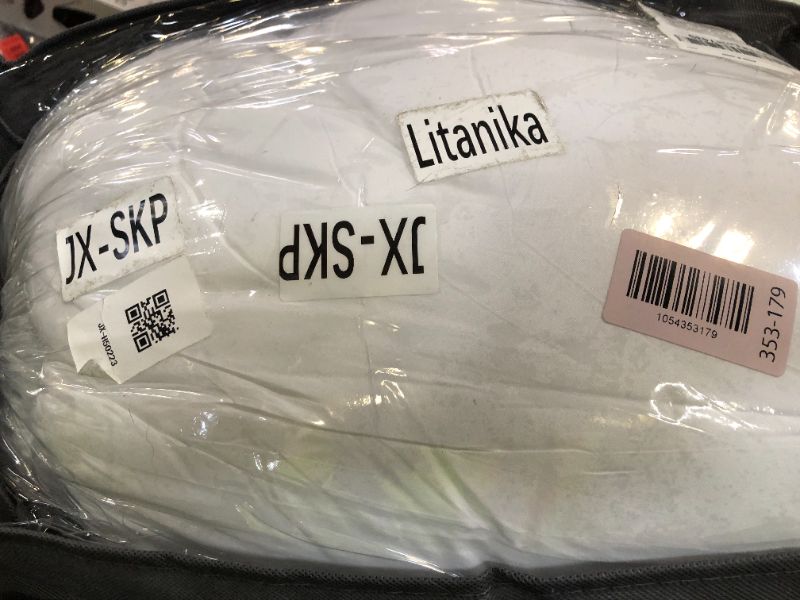 Photo 1 of Litanika White Oversized King Comforter Set Super King Plus Size, 3 Pieces Lightweight Solid Bedding Comforter Set, All Season Fluffy Bed Set (128x120In Comforter & 2 Pillowcases)