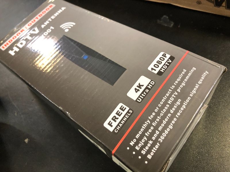 Photo 1 of 2025 Antenna for Smart TV for Local Channels,TV Antenna Indoor for Long Range Reception, Digital Antenna for Easy Installation and All Smart/Old TVs, Supports 4K 1080P HD VHF UHF