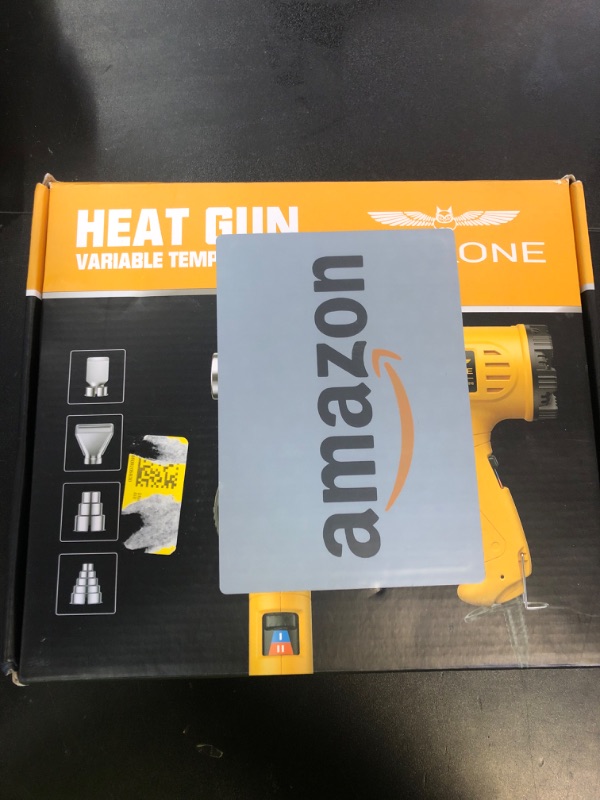 Photo 1 of SEEKONE Heat Gun 1800W 122?-1202??50?- 650??Fast Heating Heavy Duty Hot Air Gun Kit Variable Temperature Control Overheat Protection with 4 Nozzles for Crafts, Shrinking PVC, Stripping Paint(5.2FT)