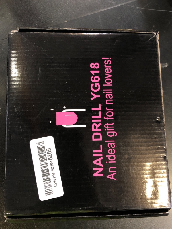 Photo 1 of JOSGLOI Electric Nail Drill Professional: 40000RPM Electric Nail File Kit E File Nail Drill Machine with LCD Display for Acrylic Gel Nail, Manicure Pedicure Polishing Nail Grinder for Salon Home Use