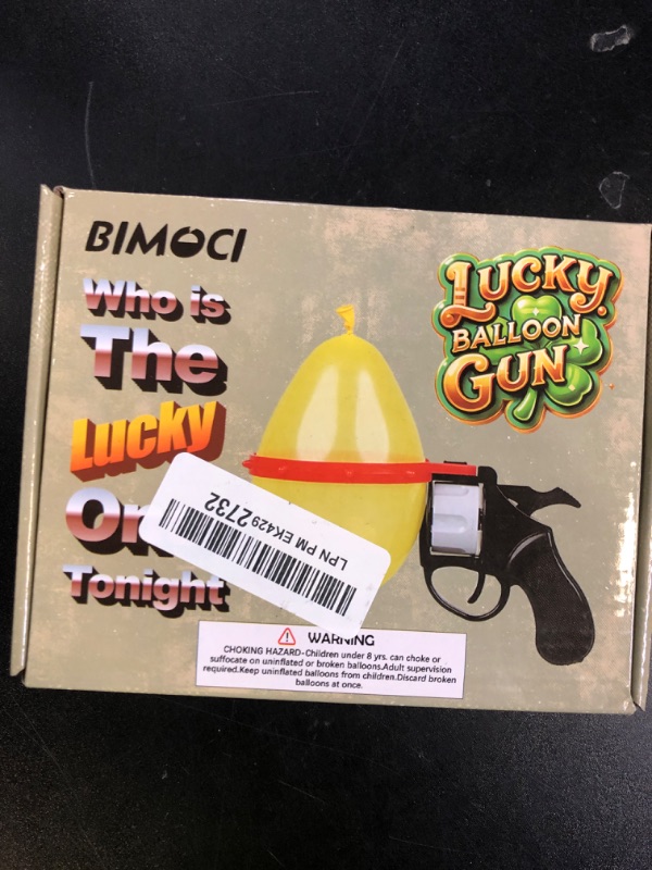 Photo 1 of Who is The Lucky One Tonight? Russian Roulette, Lucky Balloon Gun - Party Game - Fun Family Games - Lucky Games - Adult Games