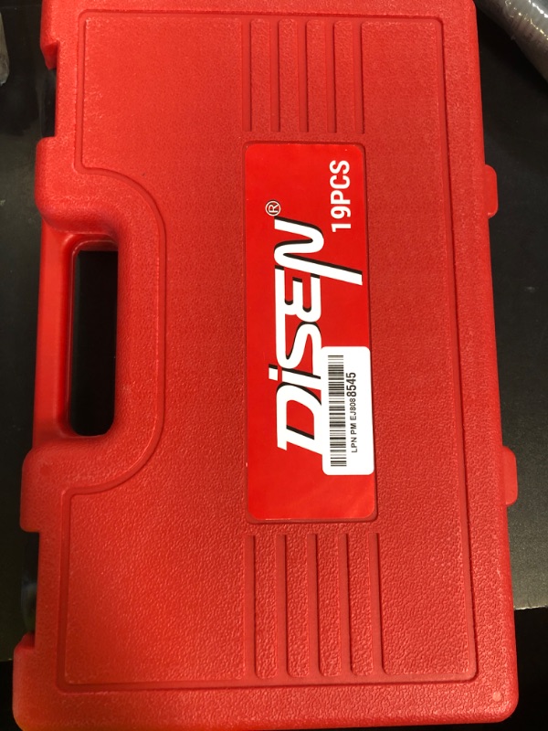 Photo 1 of DISEN 19Pcs 1/2" SAE Impact Socket Set, Deep Sockets 3/8"- 1-1/2", 6-Point Cr-V & Alloy Steel, 1/2 Inches Drive Impact Socket Set,Rugged Construction, Enhanced Storage Case