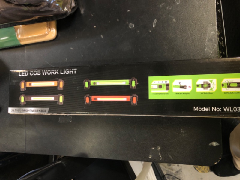 Photo 1 of Work Light for Mechanic,3200LM LED Work Lights,5400mAh Rechargeable Magnetic Light bar,Portable Automotive Tools Cordless Underhood Light with Hooks for Car Garage Workshop Emergency,Present for Him