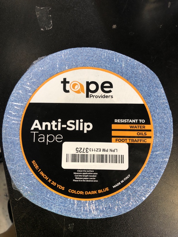 Photo 1 of WOD Heavy Duty Anti Slip Tape Dark Blue - 1 inch x 60 ft. Non Skid Treads Weather Proof Indoor/Outdoor Traction Tape for No Slip Stairs ASTC32