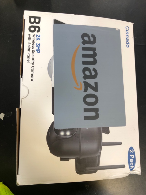 Photo 1 of 2K Cameras for Home Security-2.4G WiFi Outdoor Camera Wireless Solar/Battery Powered with solar panel, 360° Viewing, AI Human Detection, Color Night Vision, with SD Storage, Works with Alexa(2 Pack)
