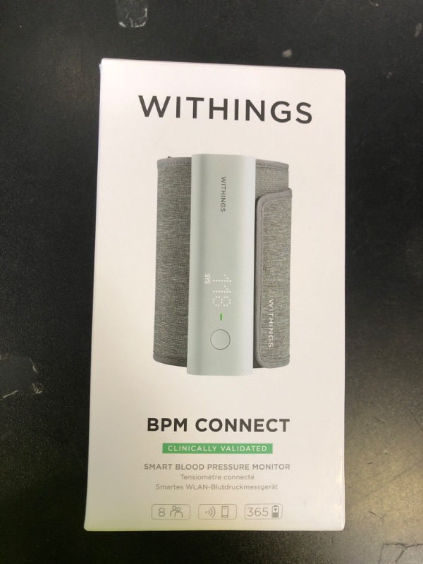 Photo 1 of Withings BPM Connect - Digital Blood Pressure Cuff & Heart Rate Monitor - Blood Pressure Machine Arm Cuff, FDA Cleared, FSA/HSA Eligible, IOS & Android