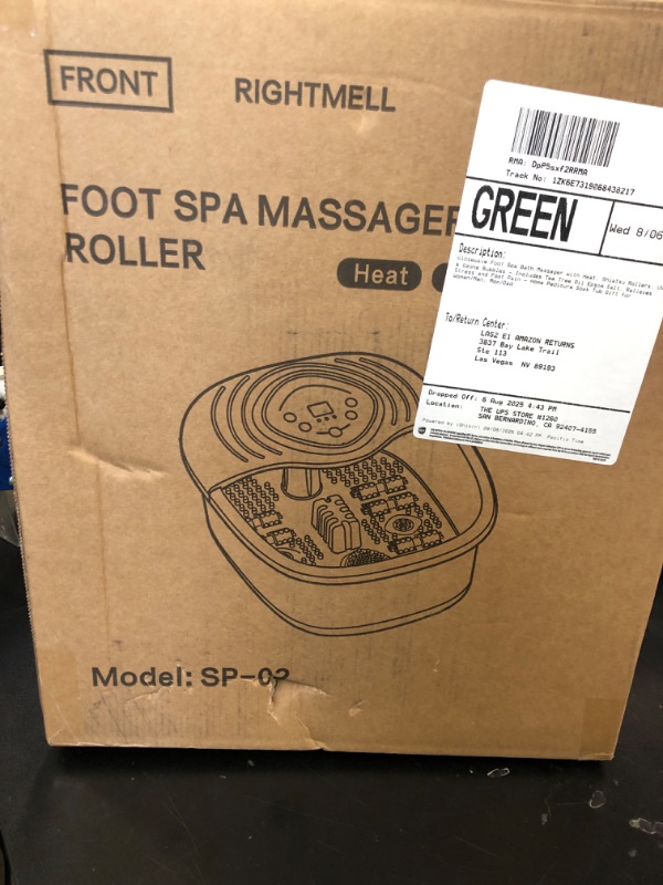 Photo 1 of Foot spa massage roller.