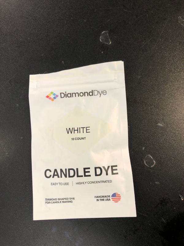 Photo 1 of White Candle Dye - Made in The USA - Premium Colorants - Highly Concentrated - Popular Colors for Paraffin or Soy Wax - Great for Professionals or Hobbyist - 10 Dye Chips
