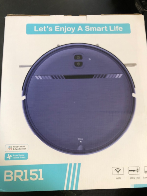 Photo 1 of XIEBro Life Robot Vacuum and Mop Combo, 2 in 1 Vacuum Robot with WiFi/App/Voice, Schedule, Water Tank and Dustbin, Self-Charging, Slim, Ideal for Hard Floor, Pet Hair, Carpet