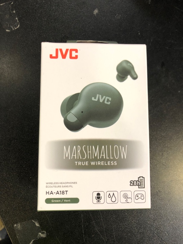 Photo 1 of JVC Marshmallow True Wireless Bluetooth 5.3 Earbuds – 28H Battery, Memory Foam Earpieces for All-Day Comfort, IPX4 Water Resistant, Mic, Compact Case, for iPhone & Android