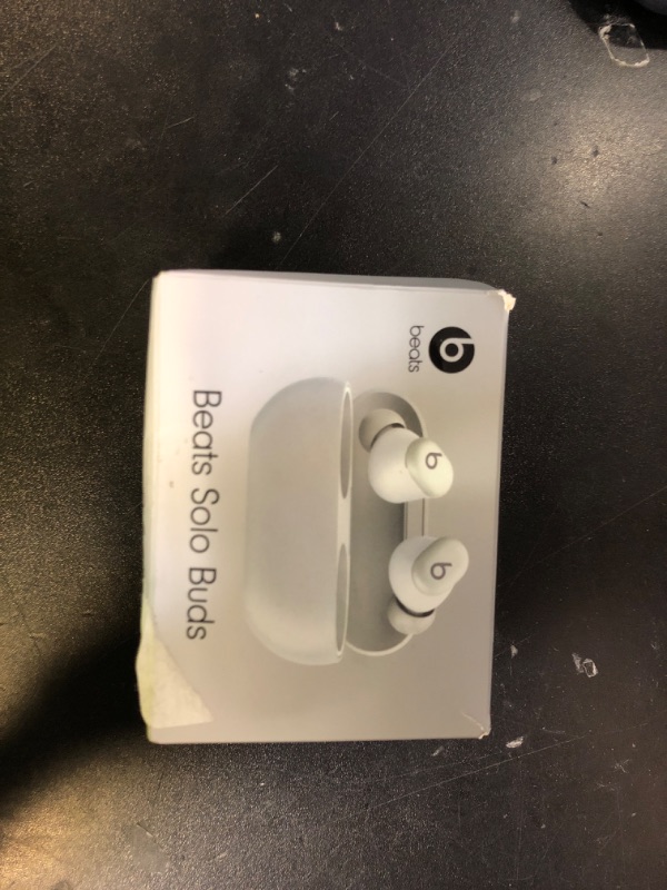 Photo 1 of Beats Solo Buds - Wireless Bluetooth Earbuds | 18 Hours of Battery Life | Apple & Android Compatibility | Built-in Microphone - Storm Gray