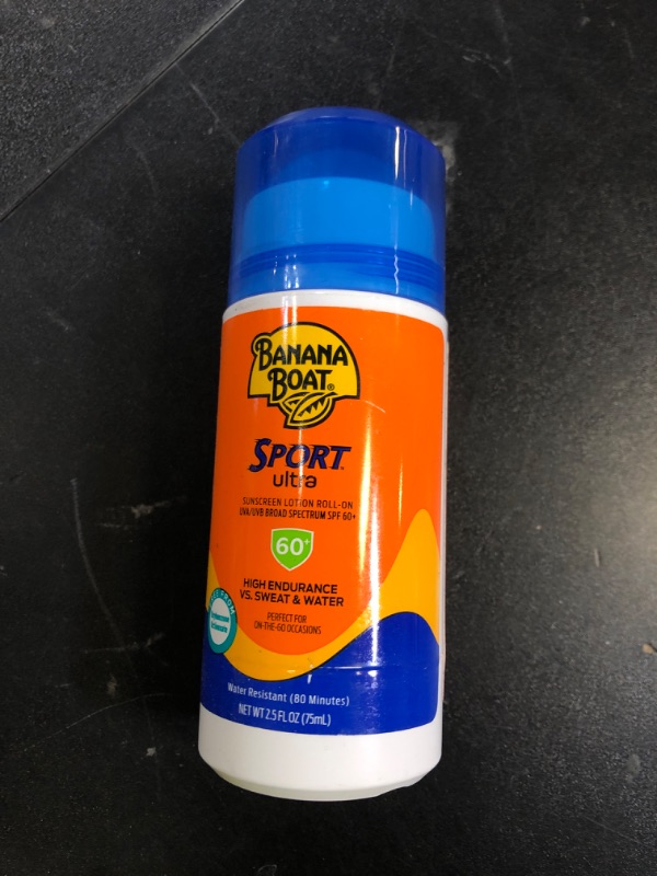 Photo 1 of Banana Boat Sport Ultra SPF 60 Roll On Sunscreen, 2.5oz | Travel Size Sunscreen Roller, Roll On Sunblock SPF 60, Oxybenzone-Free, Water Resistant, 2.5oz