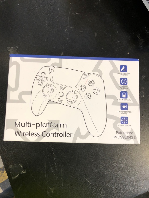 Photo 1 of SWTOTK Control for PS4 Controller with Turbo,Paddles,Anti-Drift Joystick,Analog Triggers,Gyro Aim,Wireless Controller for PC Multi-Platform Work with Playstation 4,PC,Fire TV,Tesla,Steam,Orange