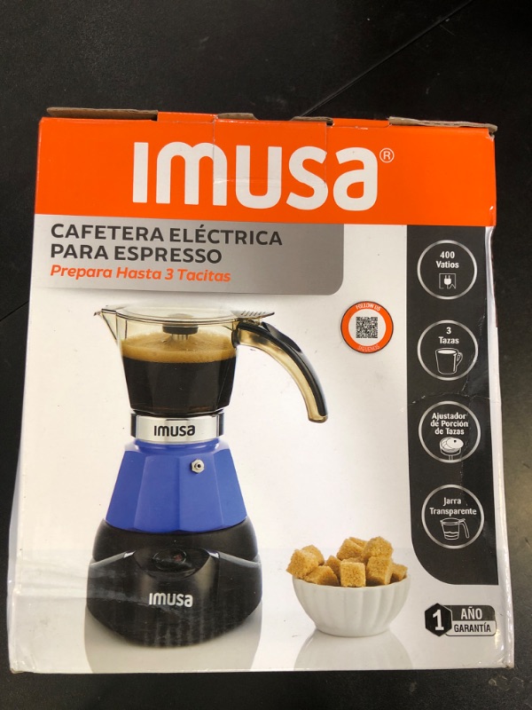 Photo 1 of Imusa 3 or 2cup Electric Espresso Maker, Purple