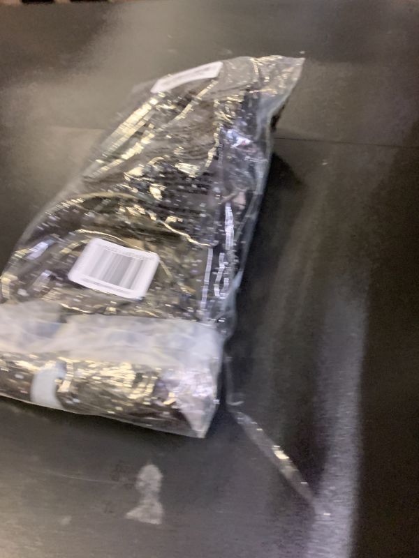 Photo 1 of Creative Converting 725533 Space Blast All Over Print Plastic Tablecover, 54 by 108", Black