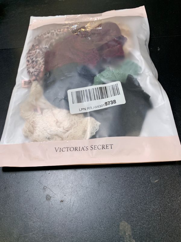 Photo 1 of Victoria's Secret Women's Lace Thong Underwear, Panties for Women, Multi Pack, Essential Mix (XS)