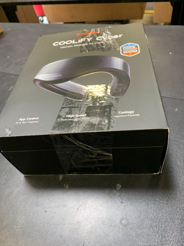 Photo 1 of TORRAS 2025 Top Al Neck Fan Air Conditioner Coolify Cyber, Portable Neck Fans that Blow Cold Air?No.1 Coolest & 720° Immersive Cooling? Personal AC Rechargeable for Outdoor/Indoor. Gifts for Dad/Mom