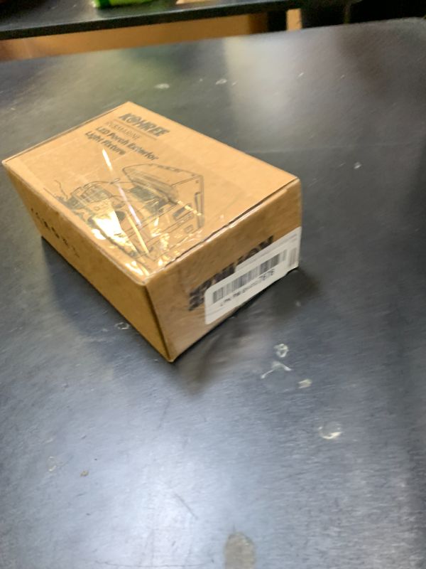 Photo 1 of Kohree LED RV Exterior Porch Utility 320 Lumen Light with Switch 12V Replacment Light for RVs, Trailers, Campers, 5th Wheels., White Base, Included Clear and Amber Lenses Removable