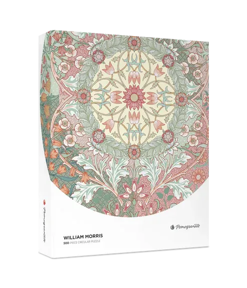 Photo 1 of William Morris 500-Piece Circular Jigsaw Puzzle
