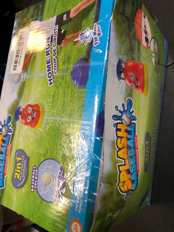 Photo 1 of Water Sprinkler Baseball Toy for Kids Yard Outdoor Play,3 in 1 Summer Water Game with Fun Sprinkler Toy for Summer Outside Backyard Garden Lawn Toddlers for Boys Girls Dogs Pets