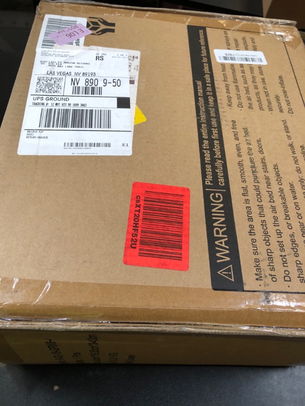 Photo 1 of CHERIMOR Queen Air Mattress with Built in Pump, 18" Elevated Height, 48Hr Leak-Tested, Honeycomb Coil Support, 800 lbs Capacity, Fast 3-Min Inflation–Blow Up Mattress for Guest Room & Sleepover