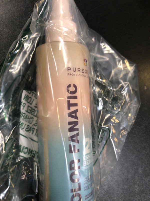 Photo 1 of Pureology Color Fanatic Multi-Tasking Leave-In Spray, 21 Benefits for All Hair Types, Heat Protection, Detangling & Frizz Control, Infused with Coconut & Camellia Oils, Color Safe, Vegan, 6.7 Fl Oz