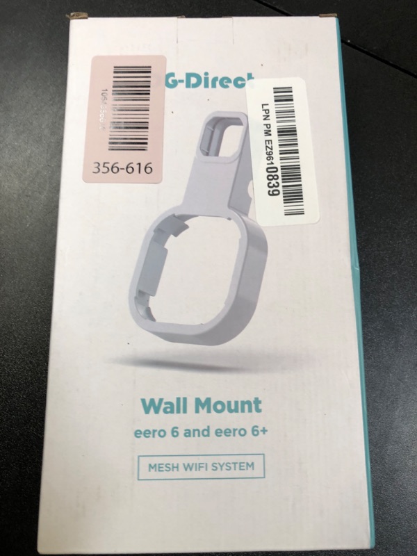 Photo 1 of DG-Direct Wall Mount Holder for eero 6 and eero 6+ Router Mesh Wi-Fi System, No Messy Wires, The Outlet Wall Mount Holder for eero 6 Plus, Stand Bracket for eero 6 Extender Space Saving 1 Pcs