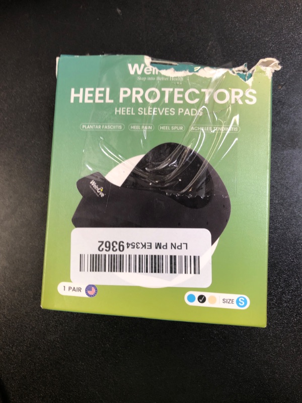 Photo 1 of Plantar Fasciitis Gel Heel Protectors - Welnove Heel Cups for Women Men Heels Spur Pain Relief - Heel Inserts Pads for Achilles Tendonitis Dry Cracked Heel Support Cushion (W 4.5-9 / M 5-8)