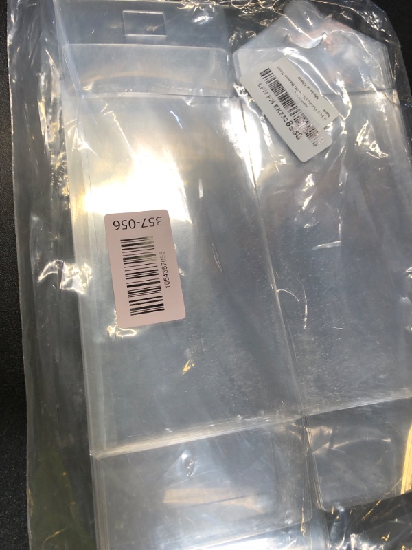 Photo 1 of 5 PCS Plastic Display Case Box Compatible with Beanie Baby ,Foldable Crystal Clear Display Case Large Compatible with Beanie Baby