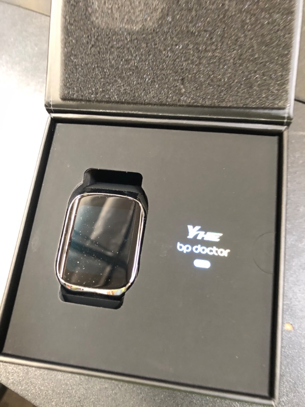 Photo 1 of YHE BP Doctor Med, Blood Pressure Smartwatch with Dual Patented Cuff, Wrist BP Monitor 24/7 Stress Monitoring Sleep & Sports Tracking App for Android & iOS