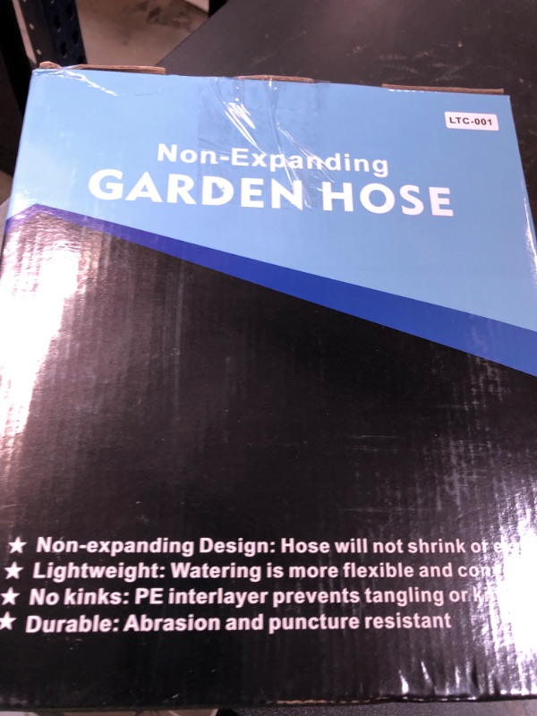 Photo 1 of Garden Hose 50ft, Non-Expanding Water Hose Ultra Lightweight, Kink-Free, Sturdy, Flexible, Abrasion Resistant Hose for Yard, Lawn, Outdoor, Marine and Camper