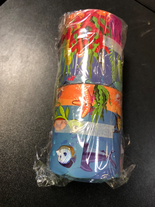 Photo 1 of Lucleag 2 Rolls Under The Sea Bulletin Board Border, Ocean Theme Fish Seaweed Sea Animals Bulletin Board Border Trim for Back to School Classroom Office Bulletin Board Wall Decor, 72 Feet