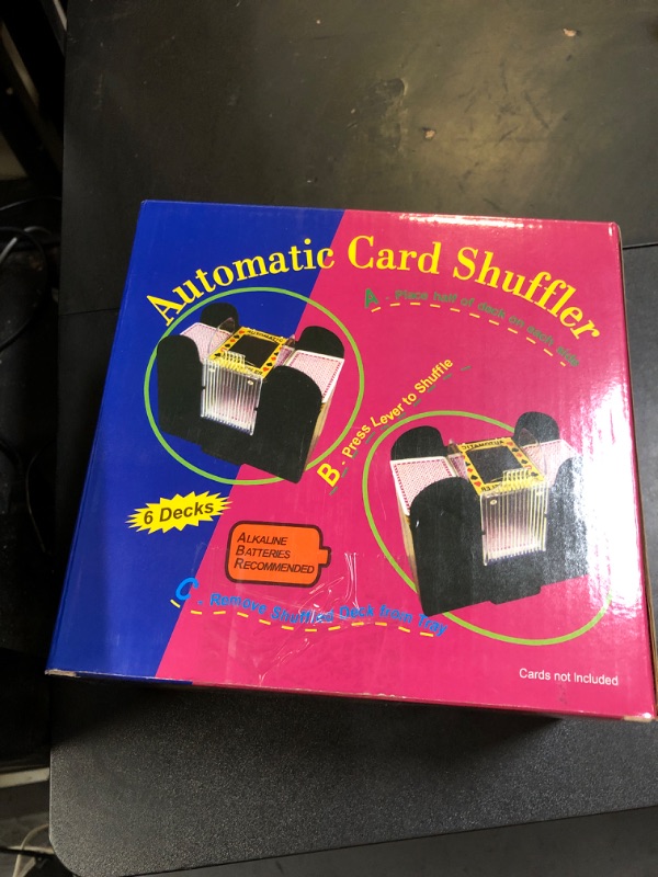 Photo 1 of Revteds Playing Cards Automatic Shuffle Poker Casino 6 Deck Simultaneous 