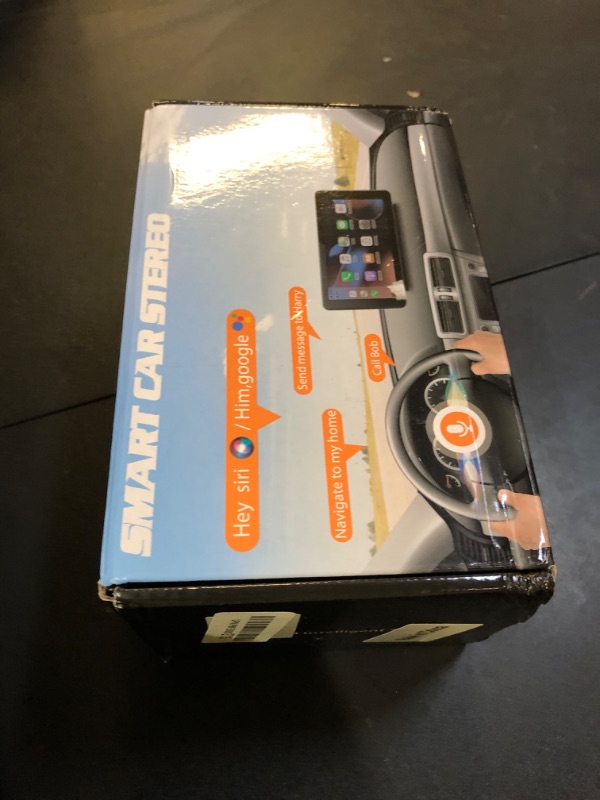 Photo 1 of Apple Carplay Screen for Car, 7" HD Portable Car Stereo Touch Screen with Wireless Android Auto, Backup Camera with LED/Mirror Link/Voice Control/Bluetooth/GPS/AUX/FM Satellite Radio for All Vehicles