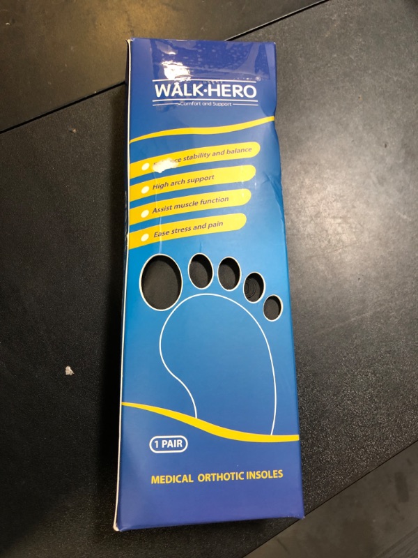 Photo 1 of Inserts Relieve Plantar Fasciitis - Flat Feet Insoles Arch Supports, Orthotic Insoles for Foot Pain Arch Pain Reduce Muscle Fatigue Absorb Shock (Mens 6-6 1/2 | Womens 8-8 1/2)