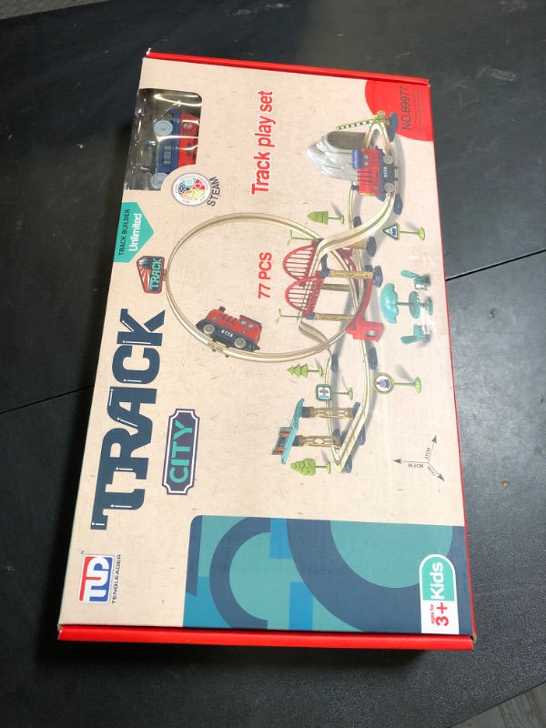 Photo 1 of 161PCS Train Set - Electric Track Kit & Car Adventure Toys for Kids 3-6 (Birthday Gift)