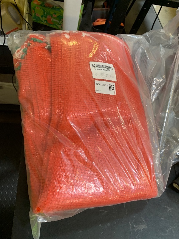 Photo 1 of deebree 50pcs Extra Large Mesh Produce Bags 60 lbs Reusable Onion Sacks Vegetable Storage Bags Washable Net Bag 21” x 32” for Onion Potato Firewood Crawfish, Pack of 50