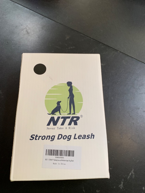 Photo 1 of NTR 6FT Training Leash, Purple Rope Leash with Swivel Lockable Hook, Reflective Thread, Padded Handle, Dog Lead line for Walking, Hunting, Camping, Backyard for Small Medium Large Dogs, Black