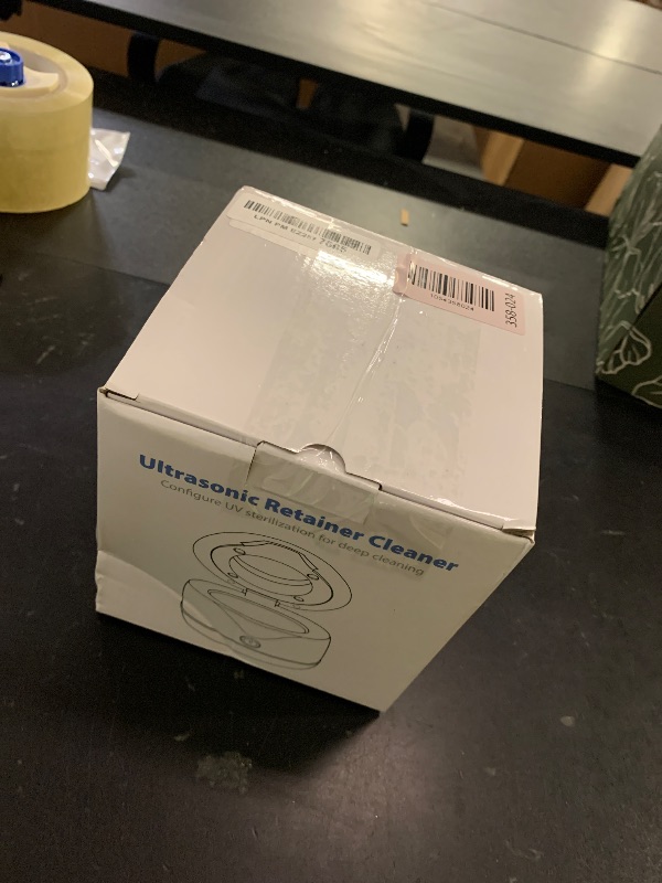 Photo 1 of (NOT THE COLOR OF STOCK PHOTO) CXRUY Ultrasonic Retainer Cleaner - UV Dental Cleaning Pod Night Guard Cleaner for Dentures, Aligner, Braces, Toothbrush Heads, Jewelry (Pink)