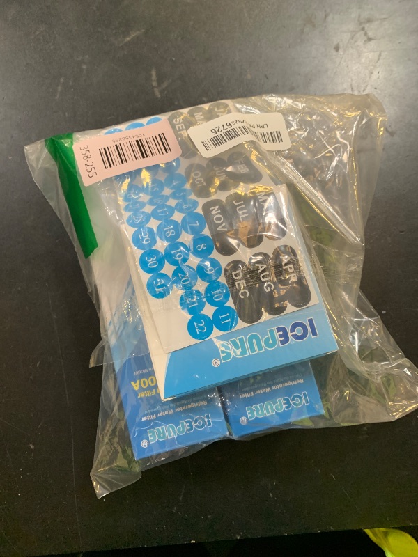 Photo 1 of ICEPURE 46-9690 Replacement for LG LT700P ADQ36006101, Kenmore Elite 46 9690, LFXC24726S, 469690, ADQ36006102 LMXS27626S LFXS30766S Refrigerator Water Filter and LT120F Fresh Air Filter,2Combo