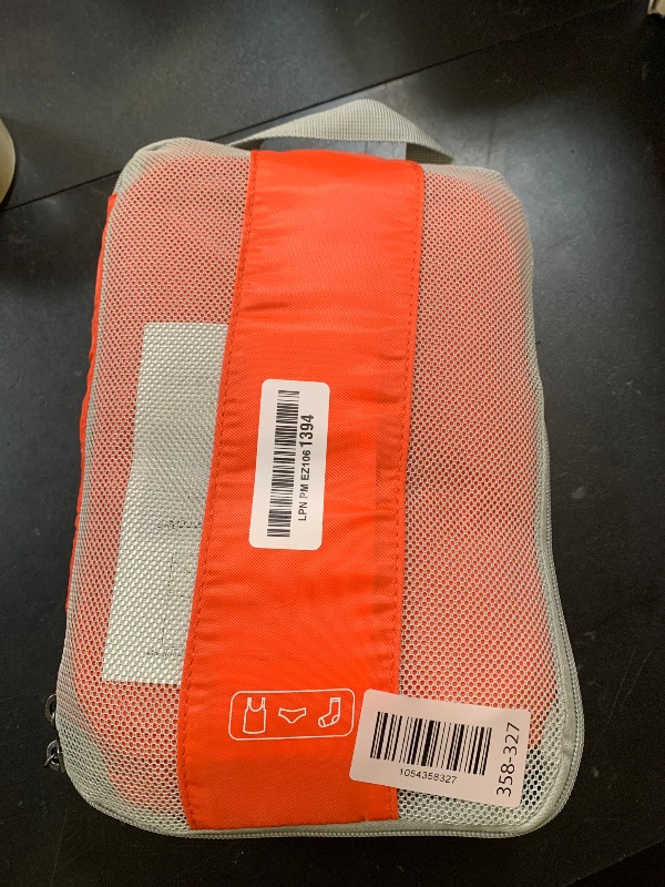 Photo 1 of 10 Set Compression Packing Cubes for Travel Essentials,Compressible Expandable Packing Cubes for Suitcase,OlarHike Luggage Organizer Bags for Travel,Handy Helper for Organizing Clothes(Orange)