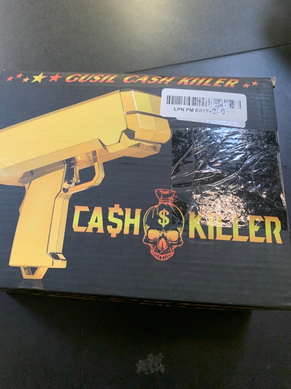 Photo 1 of Money  Shooter—Gusil Cash Cannon Bills Gun Make It Rain Toy Gun,Handheld Spary Cash Gun for Game Movies Party Supplies